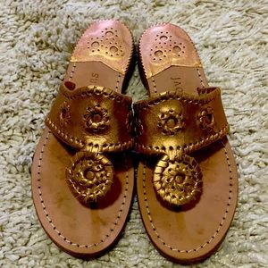 Rose Gold Jack Rogers